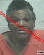 Booking photo of Trina Ann White, Giles County, Apr 12, 2019