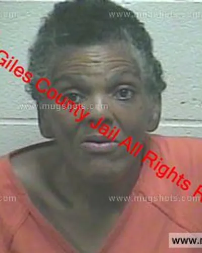 Booking photo of Trina Ann White, Giles County, Apr 12, 2019