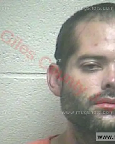 Booking photo of William Andrew Owens, Giles County, Sep 21, 2017