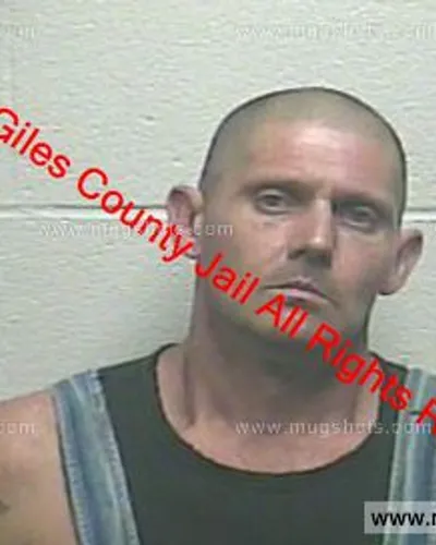 Booking photo of Joseph Modock, Giles County, Feb 19, 2020