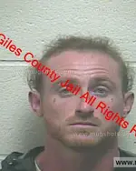 Booking photo of Guy Estelle Miller Jr., Giles County, Oct 9, 2019