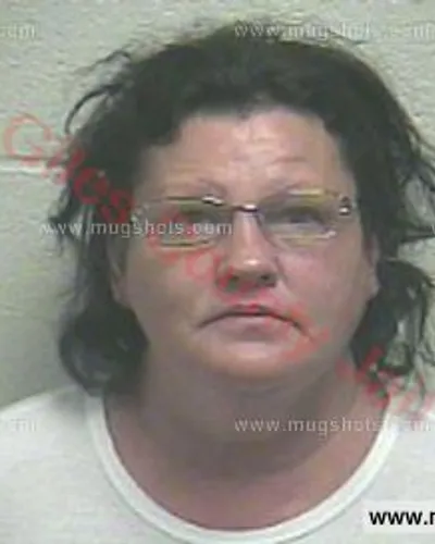 Booking photo of Sherry Pruitt, Giles County, Sep 23, 2015