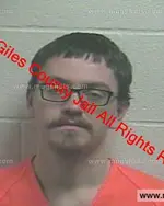 Booking photo of Eric Levi Bue, Giles County, Feb 9, 2019