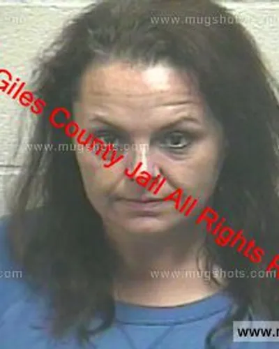 Booking photo of Meredith Yokley, Giles County, Jan 1, 2019