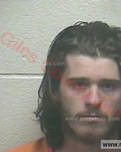 Booking photo of Andrew Turner, Giles County, Feb 4, 2017