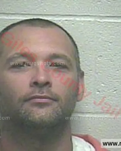 Booking photo of Kevin Leatherwood, Giles County, Oct 5, 2015