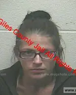 Booking photo of Heather Brook Forshey, Giles County, Apr 13, 2019