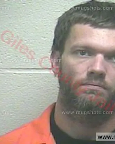 Booking photo of Derek Bull, Giles County, Sep 11, 2017