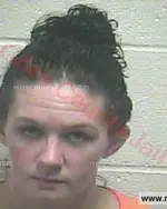 Booking photo of Kayla Danielle Mencer, Giles County, Feb 13, 2016