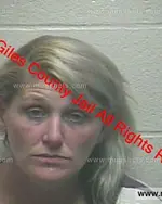 Booking photo of Kimberly Ann Vargas, Giles County, Nov 22, 2019