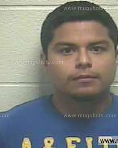 Booking photo of Gelasio Mendoza, Giles County, Apr 19, 2014