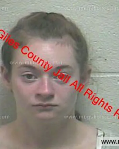 Booking photo of Jessica Fralix, Giles County, May 17, 2019