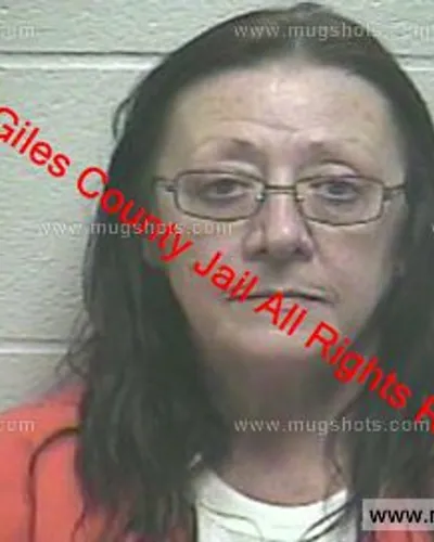 Booking photo of Kimberly Hester, Giles County, Jan 18, 2020