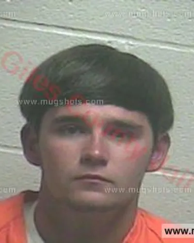 Booking photo of Steven Christopher Medley, Giles County, Oct 5, 2016