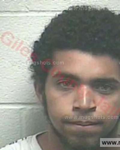 Booking photo of Joseph Glenn Johnson, Giles County, Apr 6, 2018