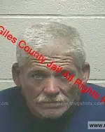 Booking photo of Mervin Vernell Womack Jr., Giles County, Mar 27, 2020