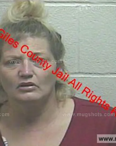 Booking photo of Susan Wilson, Giles County, Mar 3, 2020