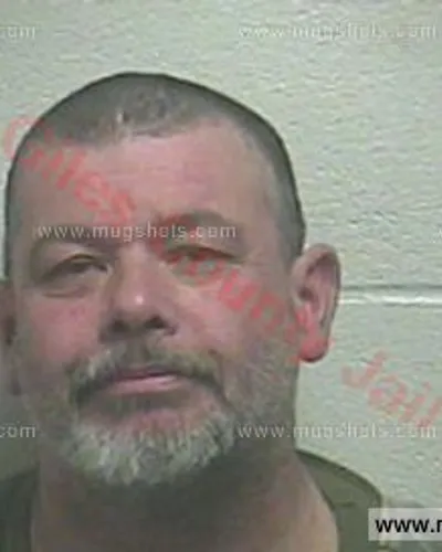 Booking photo of Billy Wade Robbins, Giles County, Feb 18, 2017