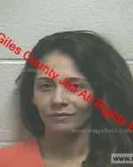 Booking photo of Alexis Jade Kirk, Giles County, Mar 10, 2020