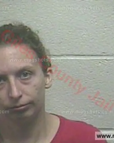 Booking photo of Stephanie Louise Hall, Giles County, Mar 30, 2018