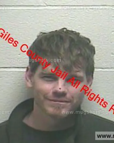 Booking photo of Jonathan Thornton, Giles County, Nov 14, 2019