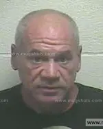 Booking photo of Douglas Enich Risner, Giles County, Aug 25, 2013