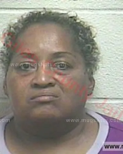 Booking photo of Delores Mitchell, Giles County, Aug 27, 2017