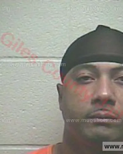 Booking photo of SHAWN LAMAR MITCHELL Sr., Giles County, Jun 15, 2018