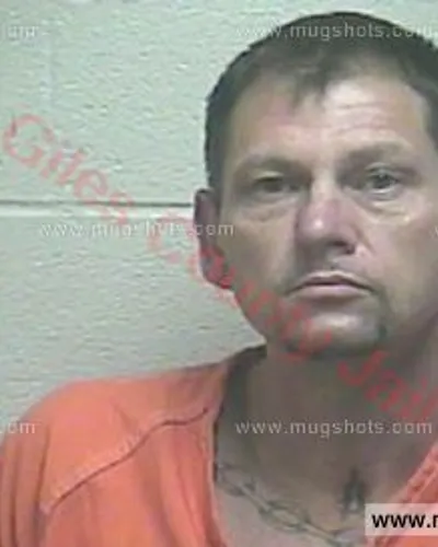 Booking photo of Courtney Thompson, Giles County, Jul 7, 2018