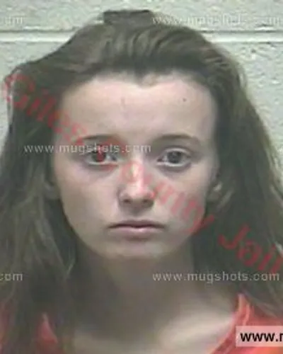 Booking photo of Morgan Haddock, Giles County, May 13, 2018