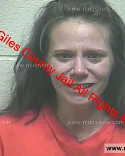 Booking photo of Jamie Andrews, Giles County, Mar 31, 2020