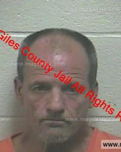 Booking photo of Bradley Davis, Giles County, May 30, 2019