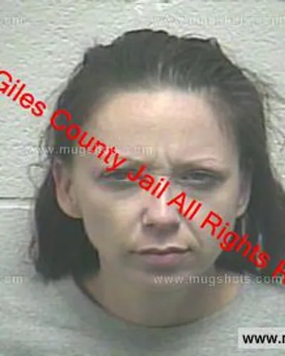 Booking photo of April Dawn St Hilaire, Giles County, Dec 25, 2018