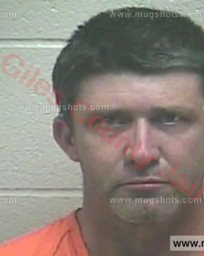 Booking photo of Terry Allgood, Giles County, Apr 3, 2017