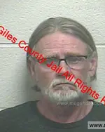 Booking photo of Richard Edward Frazier, Giles County, Apr 13, 2019