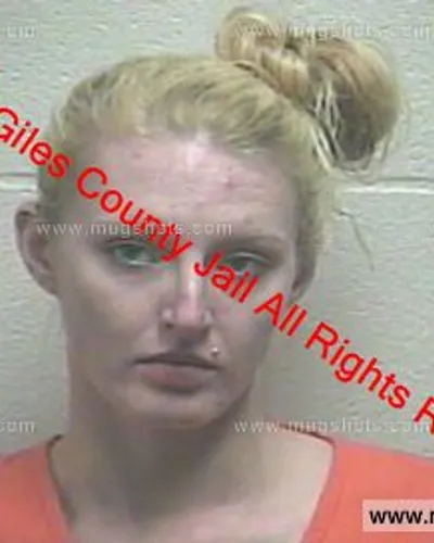Booking photo of Elaine Marie Stahl, Giles County, Feb 26, 2019