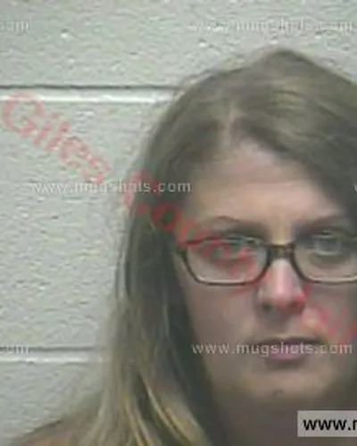 Booking photo of Sarah Ann Griffin, Giles County, Jul 5, 2017