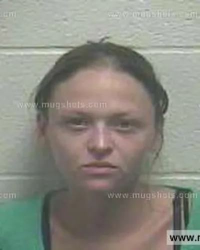 Booking photo of Rachel Mock, Giles County, Aug 16, 2014