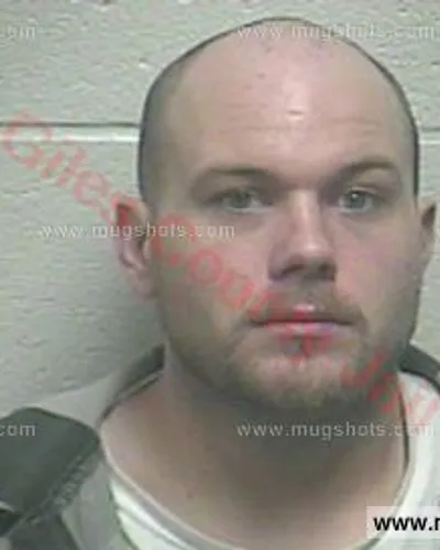 Booking photo of Douglas Andrew Norman, Giles County, Aug 30, 2017