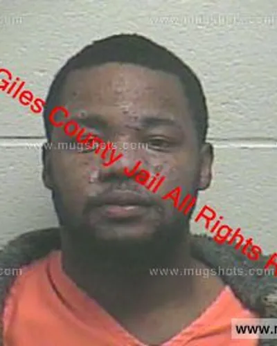 Booking photo of Jerrell Mccaulley, Giles County, Dec 25, 2018
