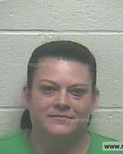 Booking photo of Kristie Collins, Giles County, Mar 20, 2014