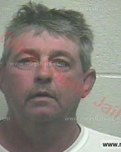 Booking photo of Gary Lynn Harden, Giles County, Oct 31, 2015