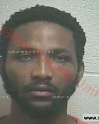 Booking photo of Derrick Lydaryl Duncan, Giles County, Mar 25, 2016