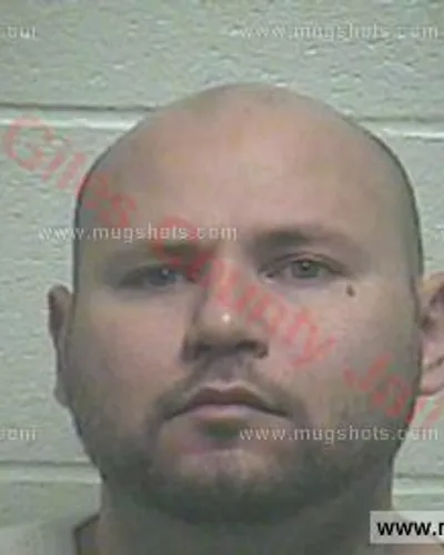 Booking photo of Frederick Hollis Gonzalez III, Giles County, Nov 1, 2015