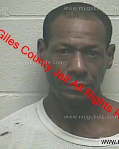 Booking photo of Myron Moore, Giles County, Feb 2, 2019