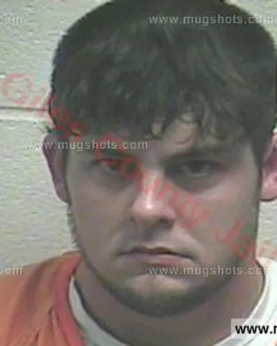 Booking photo of Anthony Dolberry, Giles County, Feb 12, 2016