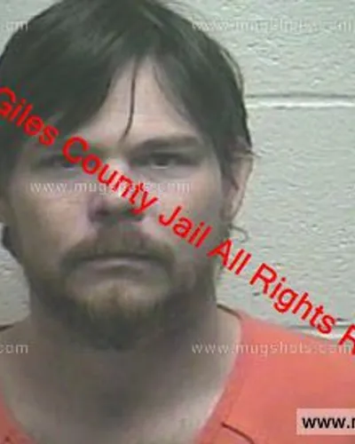 Booking photo of David Melton, Giles County, Jan 2, 2020