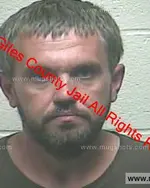 Booking photo of JONATHAN Wayne SCOTT, Giles County, Jan 25, 2019