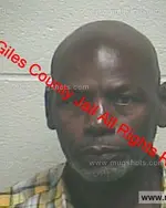 Booking photo of Kimothy Edward Chatman, Giles County, Sep 30, 2019