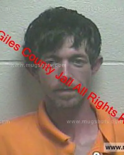 Booking photo of Jeremy Lee Parrish, Giles County, Apr 2, 2020